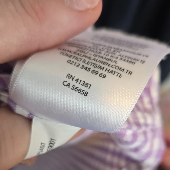 Ralph Lauren Men's Lavender Checkered Shirt - Picture 7 of 8